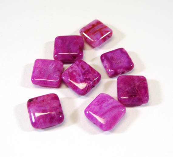 Purple Aqua Terra Jasper Gemstone Beads 10mm 6