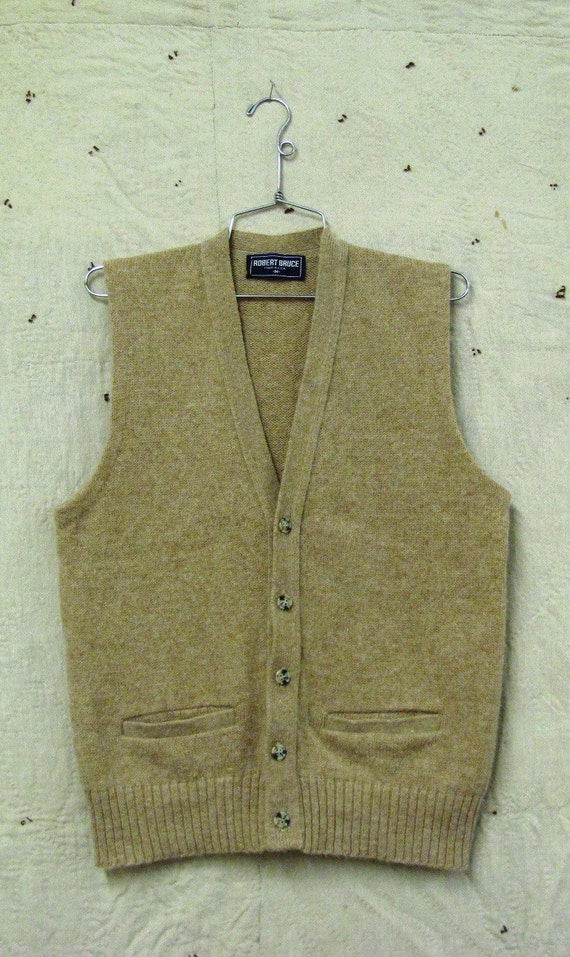 Vintage CAMEL Wool Sweater Vest Men Unisex M