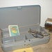 Vintage Industrial Metal Cash Lock Box