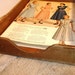 Vintage Wood Dovetail Office Tray