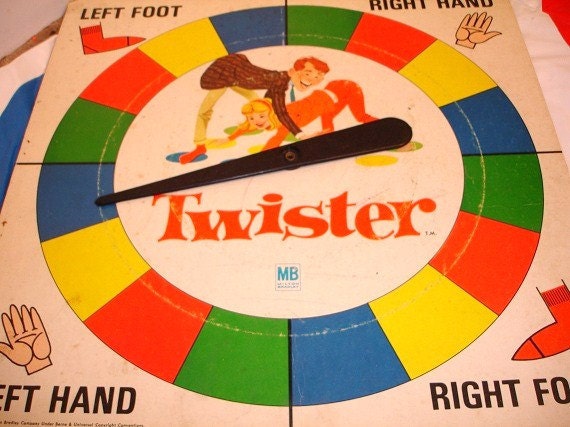 Vintage Twister Game Milton Bradley Co.