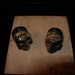 LAST little carved tigereye skull pendant Team ESST, paganteam, WWWG, olyteam, CouchSurfingTeam