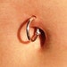 10mm -- 14ga Fine Silver Belly-Button Ring