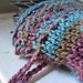 Knit Tarot Bag. Dusk. drawstring pouch for tarot cards, oracles and runes