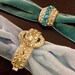 Antique Clip Velvet Bracelets Upcycled