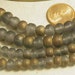 Matte Grey and Bronze Czech Glass - 24 pcs. - 8mm (716Grey)