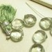Green Amethyst Briolettes - 2 pcs.