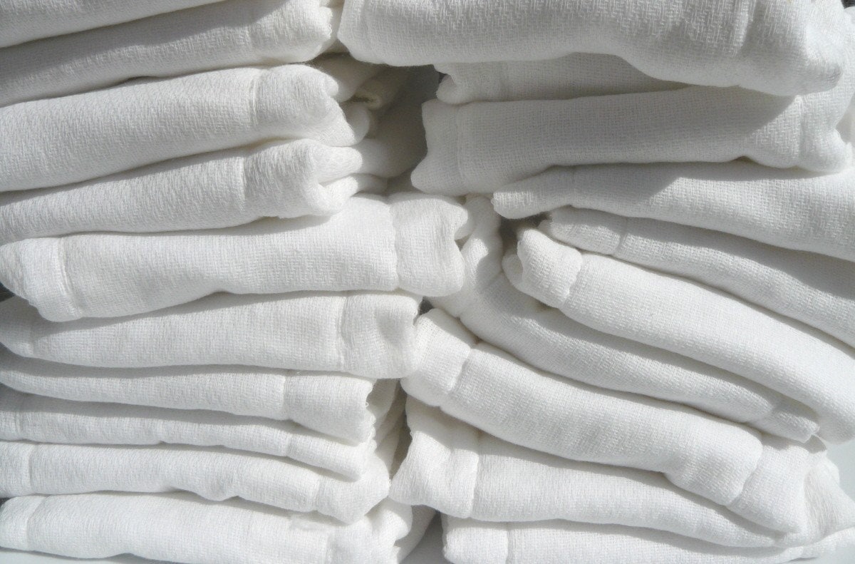 Gerber 6 pk Prefold Gauze 5 ply with Cloth Diapers Great for