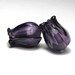 Lampwork Glass Beads JAPONICA sculptural flowers in violet purple glass handmade supplies sra