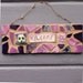 Mosaic Panda Welcome Sign
