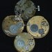 Vintage Antique Industrial Looking Watch Pocket Watch Movements Steampunk Altered Art Assemblage ID31