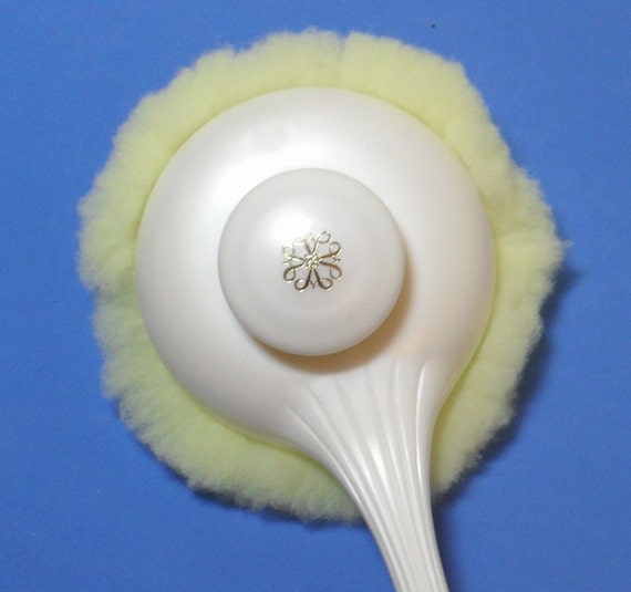 Vintage Avon Fluff Puff Talc Dusting Powder Dispenser