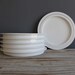 Set of White Dansk Stacking Plates designed by Grunnar Cyren