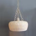 Danish Modern Rattan Pendant Hanging Light