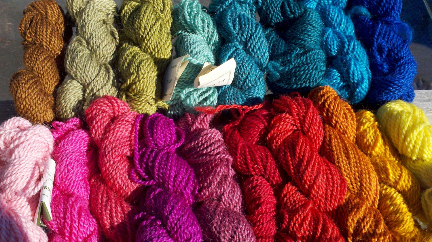 Rya rug yarn