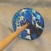 Stone Drop Spindle Mystical Ocean Blue Variscite Bottom Whorl SP79