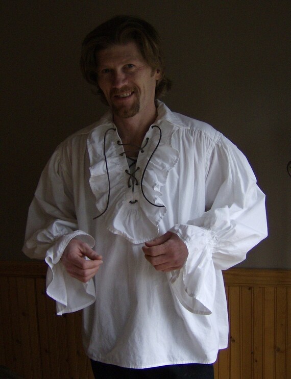 medieval ruffle shirt