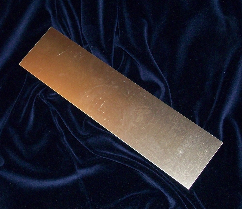 Bronze Sheets 18 gauge Qty 1 stamping blanks metal