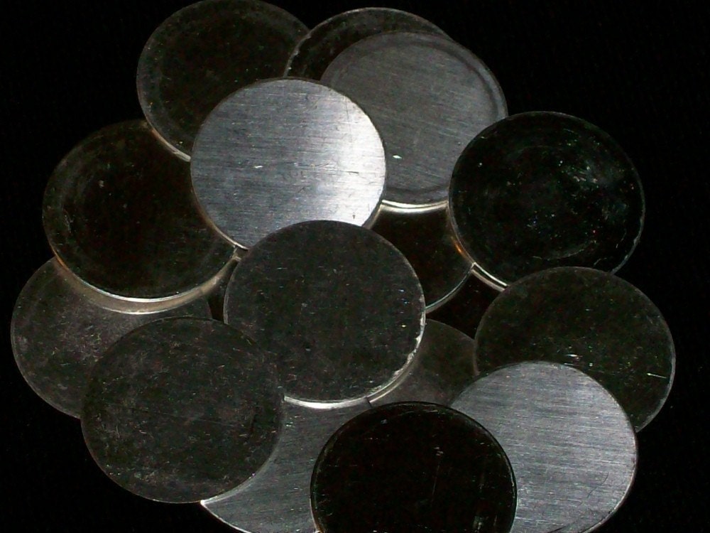 Sterling Silver Discs 22 Gauge stamping blanks metal by Bopper