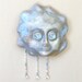 Little Raining Cloud Face Mask Sculpture OOAK