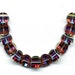 Vintage Crystal Pagoda Beads 10mm Volcano - Art. 5107 Swarovski - Rights & Lefts -13 Pcs.