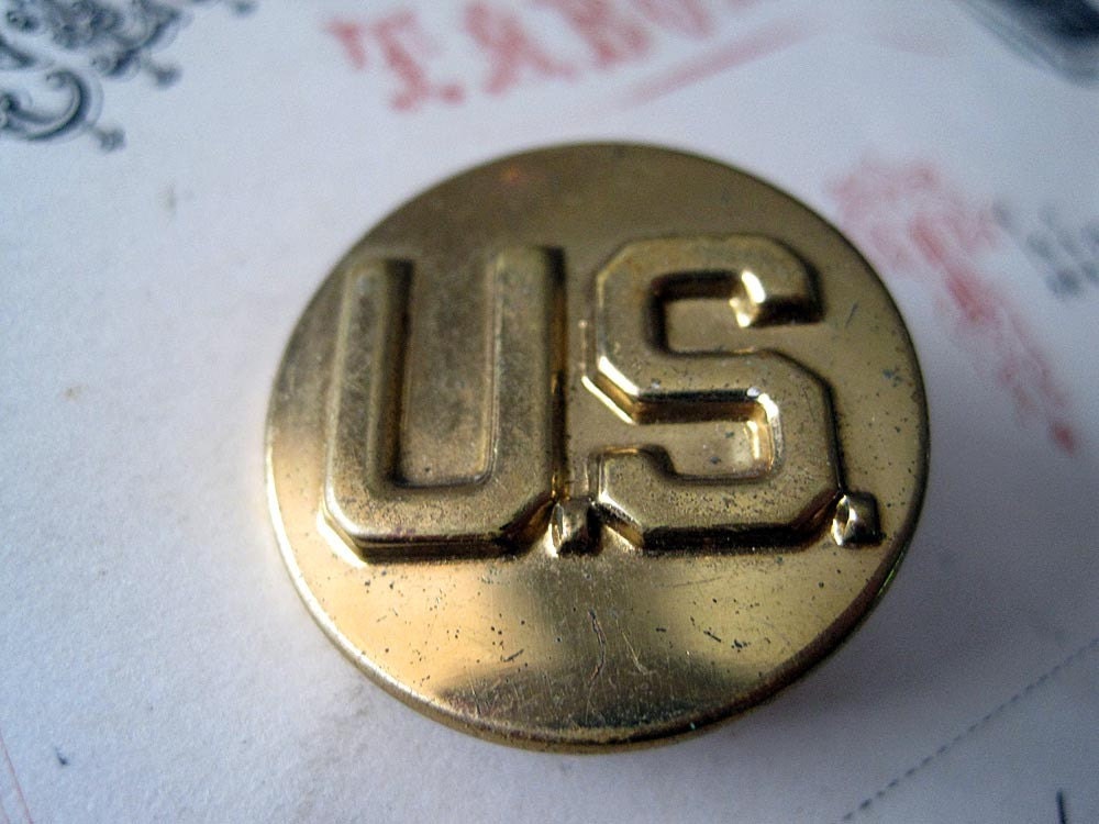 WWII World War 2 Army Uniform Pins | Vintage Galore 