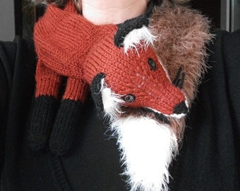 Knitting Pattern for a Fox Stole