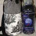 Jamestown Country Toile Small Insulated Water Bottle Carrier in Black and White
