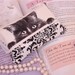 Black and White Damask Country Cat on Windowseal Pocket Kleenex Tissue Holder