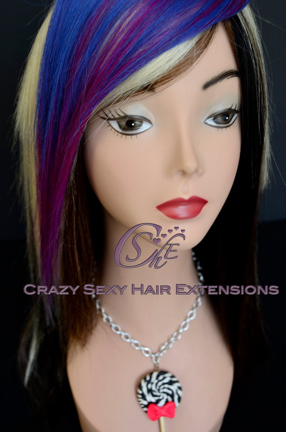 Fuschia And Purple Hair Blue fuschia purple peekaboo Fuschia And Purple Hair Blue fuschia purple peekaboo