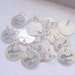 10 Thank You Charms With Split Ring