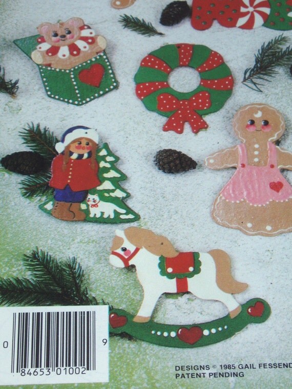 vintage paint by number wood christmas ornament kit vintage paint by number wood christmas ornament kit