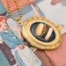 Locket Necklace - Hamburger or Veggie Burger with Lettuce and Tomato Handmade by Roscata