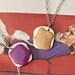 ON RESERVE Best Friends Necklace Set - Peanut Butter and Jelly Sandwich Handmade by Roscata