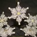 6 Beaded Snowflakes