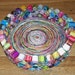Handmade BOWL Made from Recycled Magazines Very Colorful Upcycled