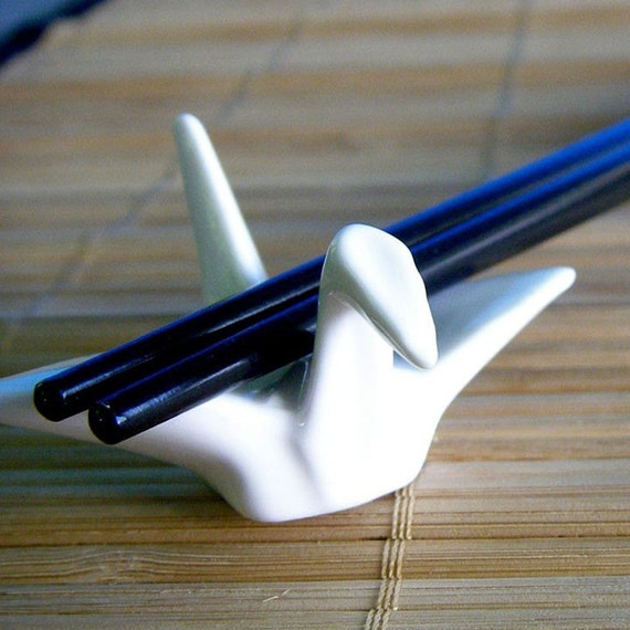 Origami Crane Chopstick Rest