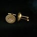 Shotgun Bullet Shell Gold Cufflinks, Winchester AA 20 gauge cufflinks crafted from repurposed shell casings