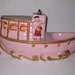 Vintage 1950's Pink Boat TV Lamp Planter By Premco Mfg. Co.