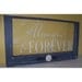 Always and Forever dark grey and white vintage repurposed window wedding gift