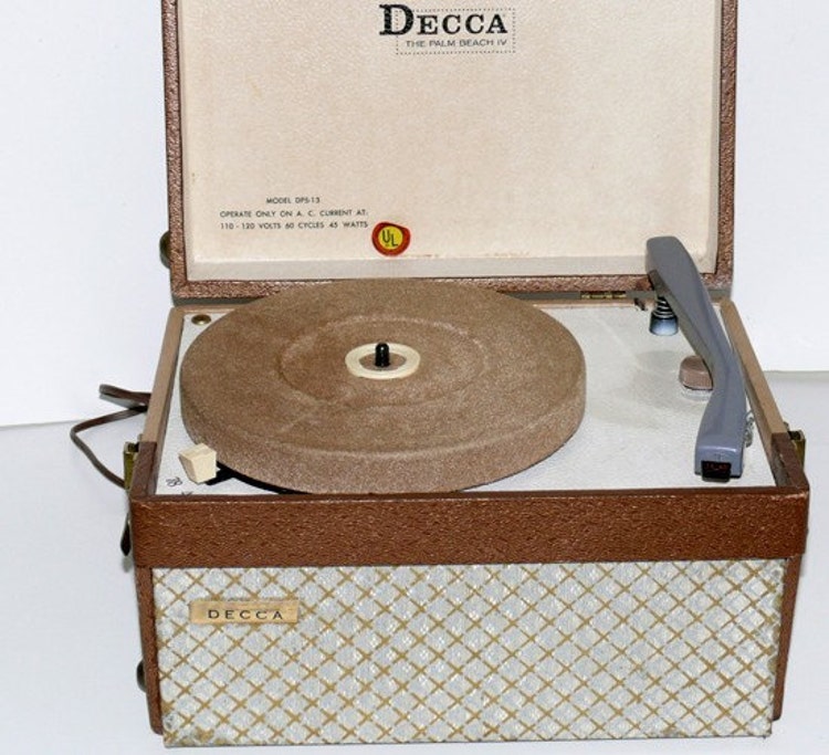 Vintage Decca Portable Record Player by allunique on Etsy