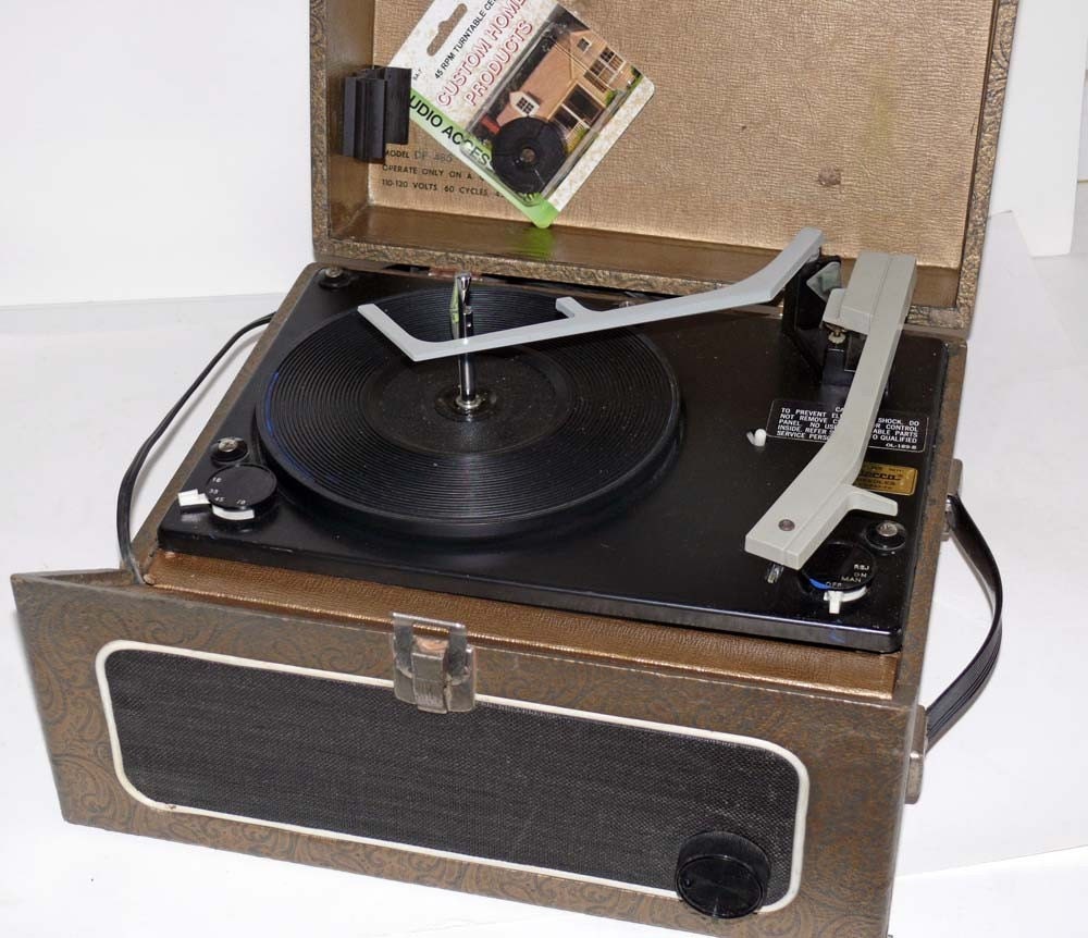 Vintage Record PlayerDecca3speed1960's portable