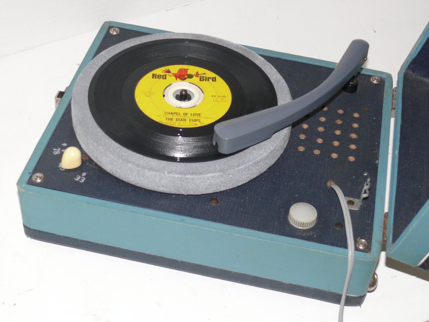 1950s Symphonic Portable Record Player restored with by allunique