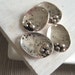 abstract pendant metal - antiqued silver finish - 10 pcs - 2pm65