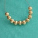 3.2MM 14k Gold Filled Engraved Pumpkin Spacer Beads (10)