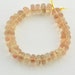 7.2mm-8.5mm Oregon Sunstone Faceted Rondelle Beads 6 inch strand