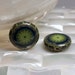 Beads paper mache Green and Black 2pcs set C