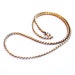 Vintage Gold Necklace, 12K Gold Filled Rope Chain, Costume Jewelry