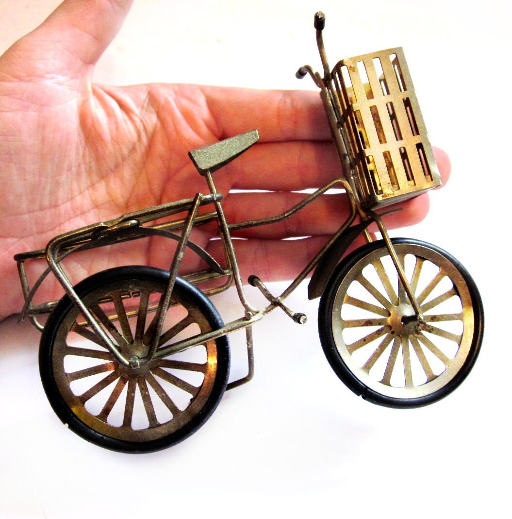 miniature metal bicycle