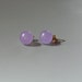Vintage 14K Gold Amethyst Earrings